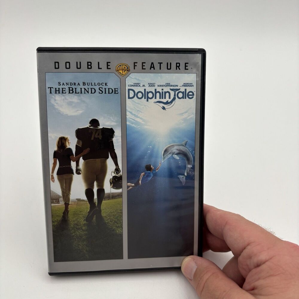 The Blind Side Dolphin Tale Double Feature DVD 2-Disc Set Sandra Bullock 2013